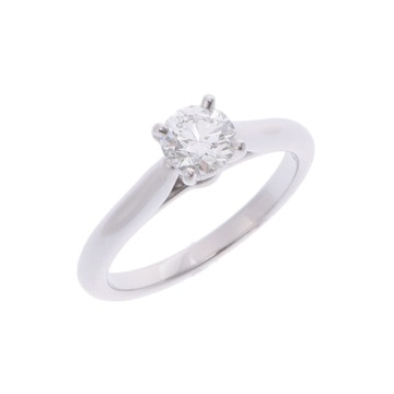 カルティエ 1895ソリテール リング #48 シルバー CRN4139448 Pt950プラチナ レディース ジュエリー 【中古】【jewelry】