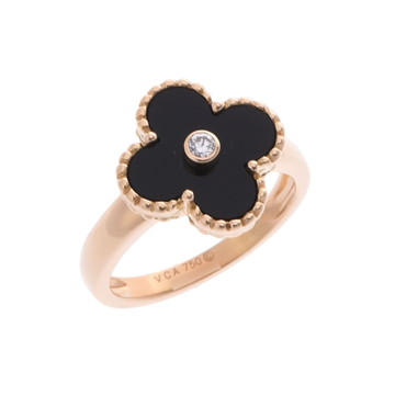 ヴァン クリーフ&アーペル ヴィンテージアルハンブラリング #54 ゴールド K18イエローゴールド YG レディース ジュエリー 【中古】【jewelry】