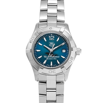 タグ ホイヤー アクアレーサー クォーツ WAF141R.BA0812 ブルー レディース 時計 【中古】【wristwatch】