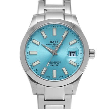 ボールウォッチ マーベライト クロノメーター NM9026C-S6CJ-IBE アイスブルー メンズ 時計 【中古】【wristwatch】