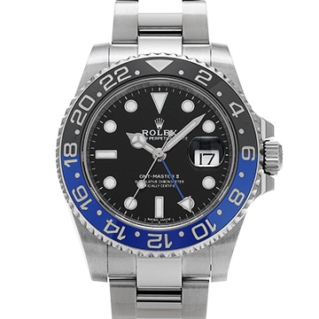 ロレックス GMTマスターII 116710BLNR ブラック メンズ 時計 【中古】【wristwatch】