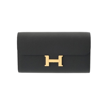 エルメス コンスタンス ロング トゥーゴー ブラック ヴォーエプソン レディース 財布 【新品】【purse】