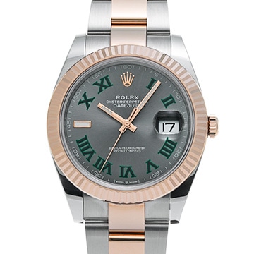 ロレックス デイトジャスト 41 126331 スレートグレー メンズ 時計 【中古】【wristwatch】