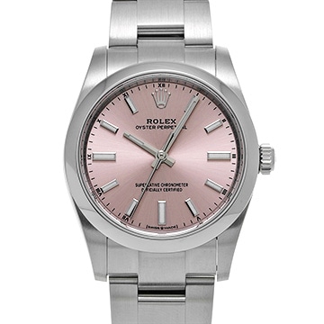 ロレックス オイスターパーペチュアル 34 124200 ピンク ユニセックス 時計 【新品】【wristwatch】