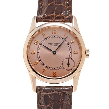 パテック フィリップ カラトラバ 5000R-001 ピンク メンズ 時計 【中古】【wristwatch】