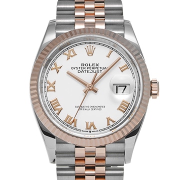 ロレックス デイトジャスト 36 126231 ホワイト メンズ 時計 【中古】【wristwatch】