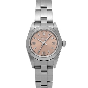 ロレックス オイスターパーペチュアル 76080 ピンク レディース 時計 【中古】【wristwatch】