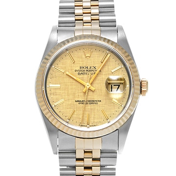 ロレックス デイトジャスト 16233 シャンパン メンズ 時計 【中古】【wristwatch】
