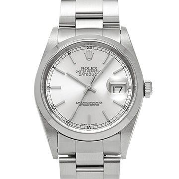 ロレックス デイトジャスト 16200 シルバー メンズ 時計 【中古】【wristwatch】