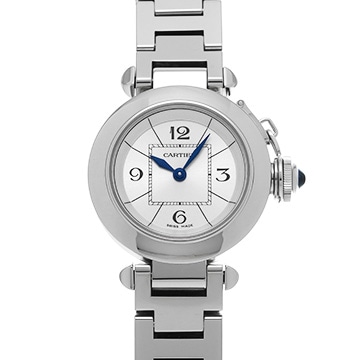 カルティエ ミスパシャ W3140007 シルバー レディース 時計 【中古】【wristwatch】