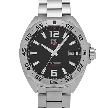 タグ ホイヤー フォーミュラ1 クォーツ WAZ1112.BA0875 ブラック メンズ 時計 【中古】【wristwatch】