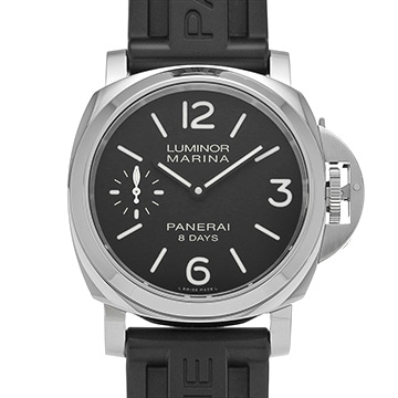パネライ ルミノールマリーナ 8デイズ PAM00510 ブラック メンズ 時計 【中古】【wristwatch】