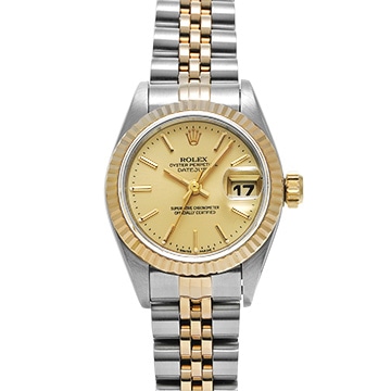 ロレックス デイトジャスト 69173 シャンパン レディース 時計 【中古】【wristwatch】