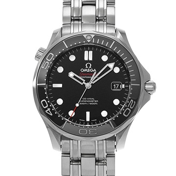 オメガ シーマスター ダイバー300 コーアクシャル 212.30.41.20.01.003 ブラック メンズ 時計 【中古】【wristwatch】