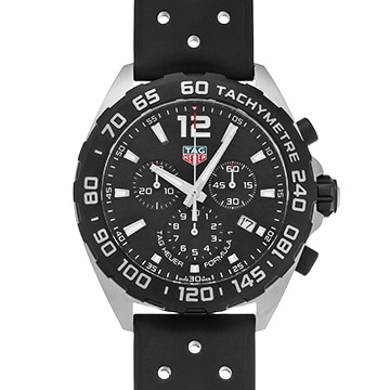 タグ ホイヤー フォーミュラ1 クォーツ クロノグラフ CAZ1010.FT8024 ブラック メンズ 時計 【中古】【wristwatch】