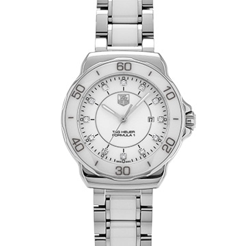 タグ ホイヤー フォーミュラ1 クォーツ WAH1315.BA0868 ホワイト/ダイヤモンド レディース 時計 【中古】【wristwatch】