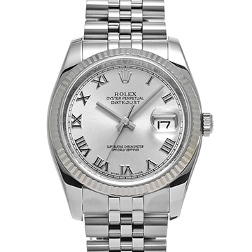 ロレックス デイトジャスト 116234 シルバー メンズ 時計 【中古】【wristwatch】