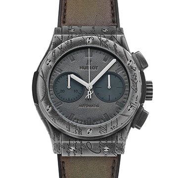 ウブロ クラシックフュージョン クロノグラフ ベルルッティ コールドブラウン 521.NX.05IB.VR.BER19 コールドブラウン メンズ 時計 【中古】【wristwatch】