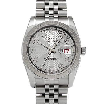 ロレックス デイトジャスト 116234 グレーコンセントリック メンズ 時計 【中古】【wristwatch】