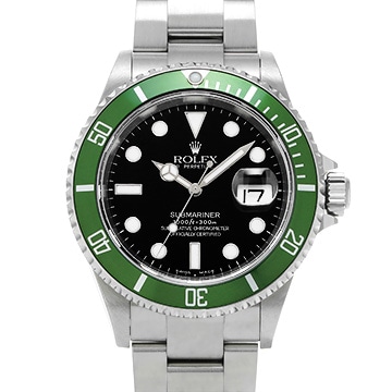 ロレックス サブマリーナ デイト 16610LV ブラック メンズ 時計 【中古】【wristwatch】