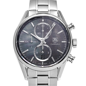 タグ ホイヤー カレラ キャリバー1887 クロノグラフ CAR211D.BA0724 ブラックシェル メンズ 時計 【中古】【wristwatch】