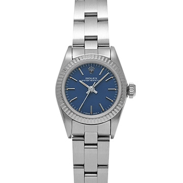 ロレックス オイスターパーペチュアル 67194 ブルー ユニセックス 時計 【中古】【wristwatch】