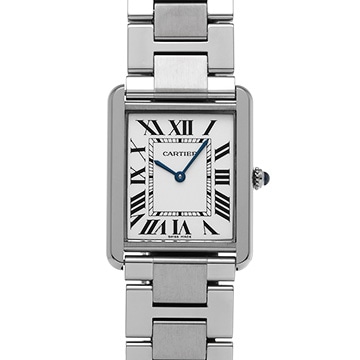 カルティエ タンク ソロ LM W5200014 シルバー ユニセックス 時計 【中古】【wristwatch】