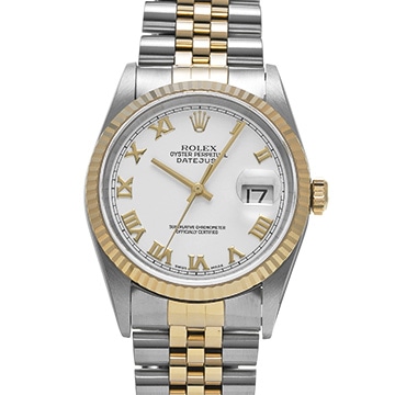 ロレックス デイトジャスト 16233 ホワイト メンズ 時計 【中古】【wristwatch】