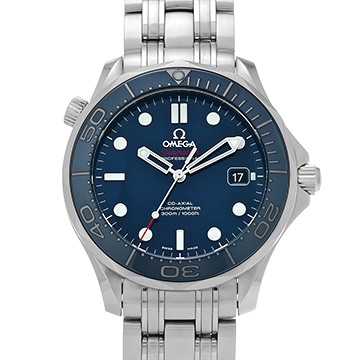 オメガ シーマスター ダイバー300 コーアクシャル 212.30.41.20.03.001 ブルー メンズ 時計 【中古】【wristwatch】