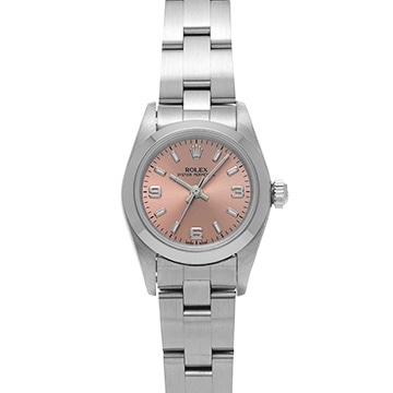 ロレックス オイスターパーペチュアル 76080 ピンク レディース 時計 【中古】【wristwatch】
