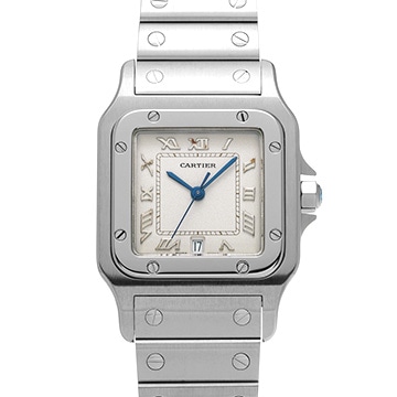 カルティエ サントス ガルベ W20025D6 アイボリー メンズ 時計 【中古】【wristwatch】