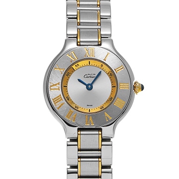 カルティエ マスト 21 ヴァンティアン W10073R6 シルバー レディース 時計 【中古】【wristwatch】