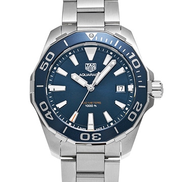 タグ ホイヤー アクアレーサー クォーツ WAY111C.BA0928 ブルー メンズ 時計 【中古】【wristwatch】