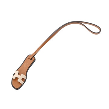 エルメス オランナノチャーム ナチュラルサブレ/ナタ/ブラック ヴォーエプソン/ヴォーバトラー/ヴァッシュハンター ユニセックス 【中古】【other】