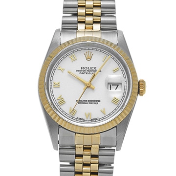 ロレックス デイトジャスト 16233 ホワイト メンズ 時計 【中古】【wristwatch】