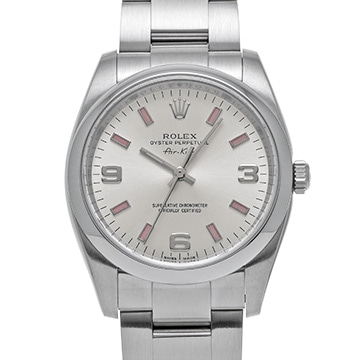 ロレックス エアキング 114200 シルバー メンズ 時計 【中古】【wristwatch】