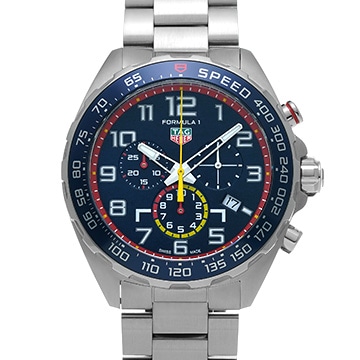 タグ ホイヤー フォーミュラ1 クォーツ クロノグラフ レッドブルレーシング CAZ101AL.BA0842 ブルー メンズ 時計 【中古】【wristwatch】