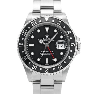 ロレックス GMTマスター 16700 ブラック メンズ 時計 【中古】【wristwatch】