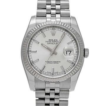 ロレックス デイトジャスト 116234 シルバー メンズ 時計 【中古】【wristwatch】