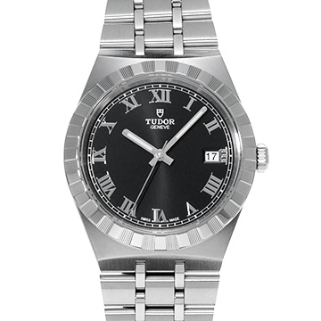 チューダー / チュードル ロイヤル 28500 ブラック メンズ 時計 【中古】【wristwatch】