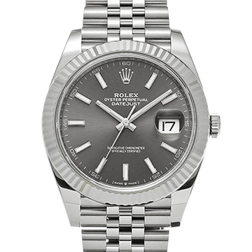 ロレックス デイトジャスト 41 126334 スレートグレー メンズ 時計 【中古】【wristwatch】