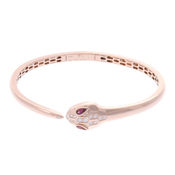 ブルガリ セルペンティ セドゥットーリ ブレスレット #L ゴールド 352821 K18ピンクゴールド PG レディース ジュエリー 【中古】【jewelry】