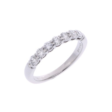 ティファニー フォーエバーバンド リング シルバー Pt950プラチナ レディース ジュエリー 【中古】【jewelry】