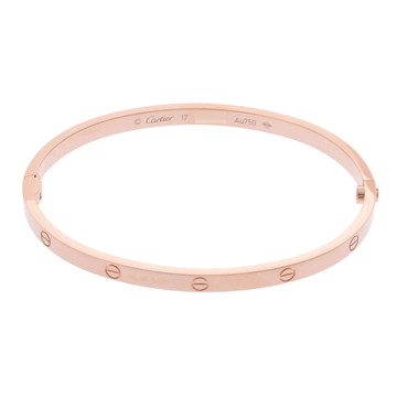 カルティエ ラブブレスレット SM #17 ゴールド K18ピンクゴールド PG レディース ジュエリー 【中古】【jewelry】
