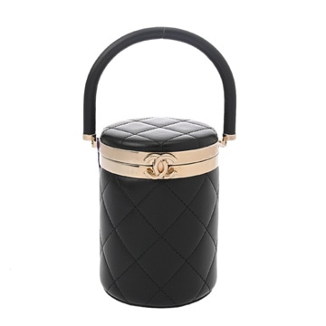 シャネル ヴァニティケース ブラック AP3347 ラムスキン レディース バッグ 【未使用】【bag】