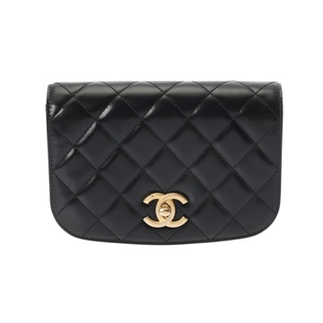 シャネル ブラック AS3402 シャイニーカーフスキン レディース バッグ 【中古】【bag】
