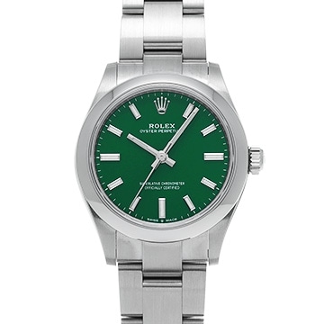 ロレックス オイスターパーペチュアル 31 277200 グリーン ユニセックス 時計 【中古】【wristwatch】