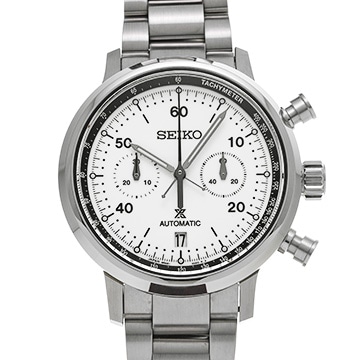 セイコー プロスペックス スピードタイマー メカニカル クロノグラフ SBEC007 ホワイト メンズ 時計 【中古】【wristwatch】