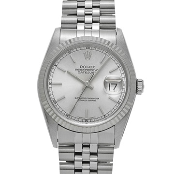 ロレックス デイトジャスト 16234 シルバー メンズ 時計 【中古】【wristwatch】