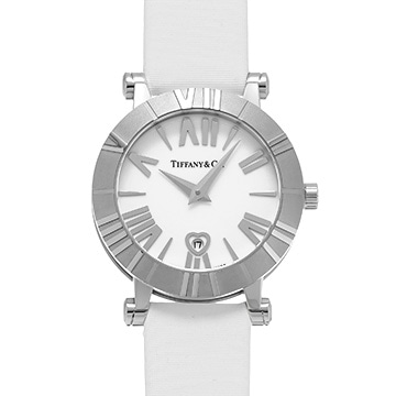 ティファニー アトラス Z1300.11.11A20A41A ホワイト レディース 時計 【中古】【wristwatch】